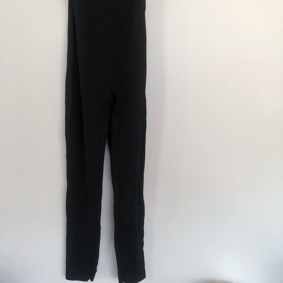 AREA Crystal Strap Camisole Catsuit Black Jumpsuit Party Crystal - Picture 8 of 9